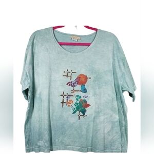 Steel Pony 🐎 Hand Dyed cropped tee